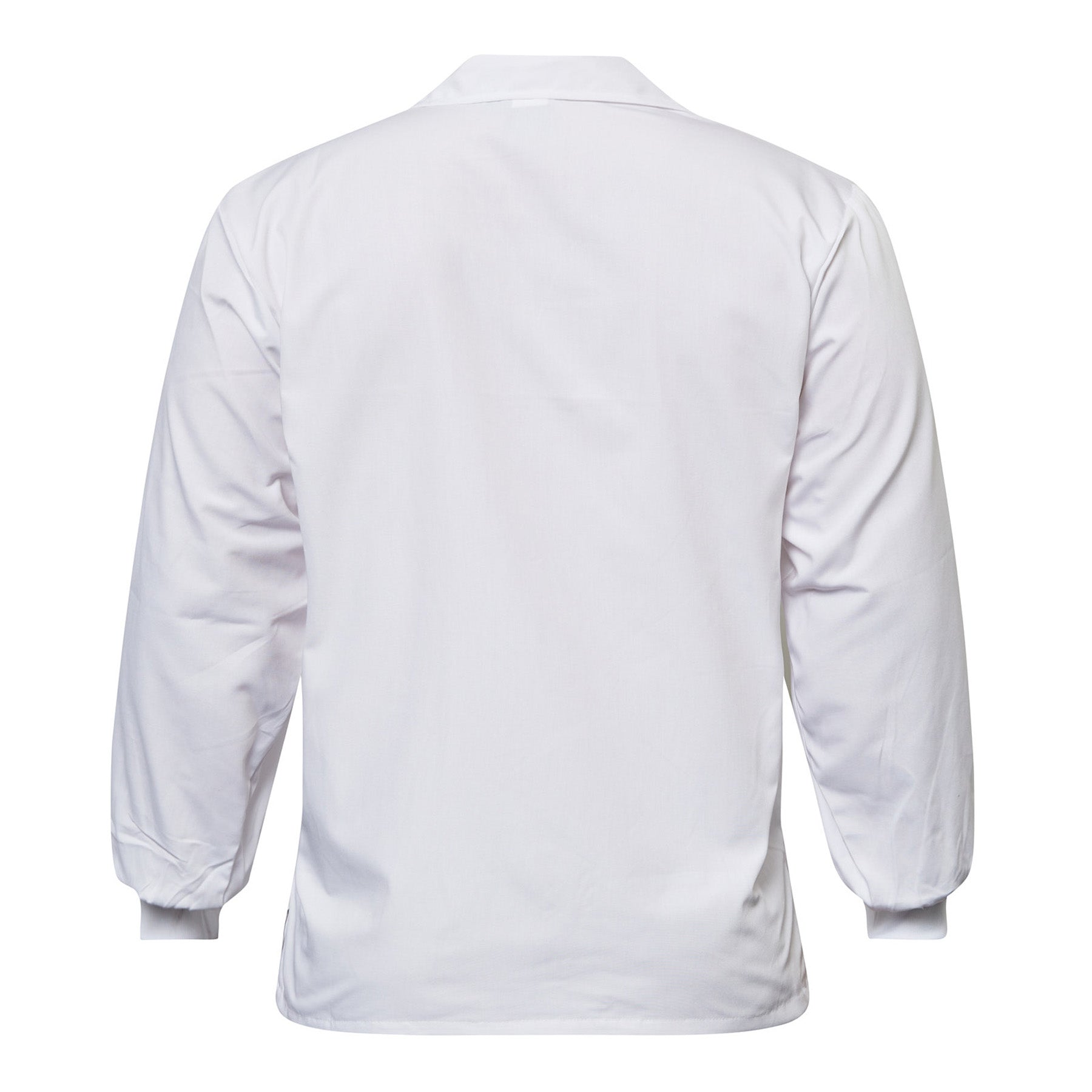 Workcraft WS3015 Long Sleeve Food Industry Jacshirt With Modesty Neck Insert in White