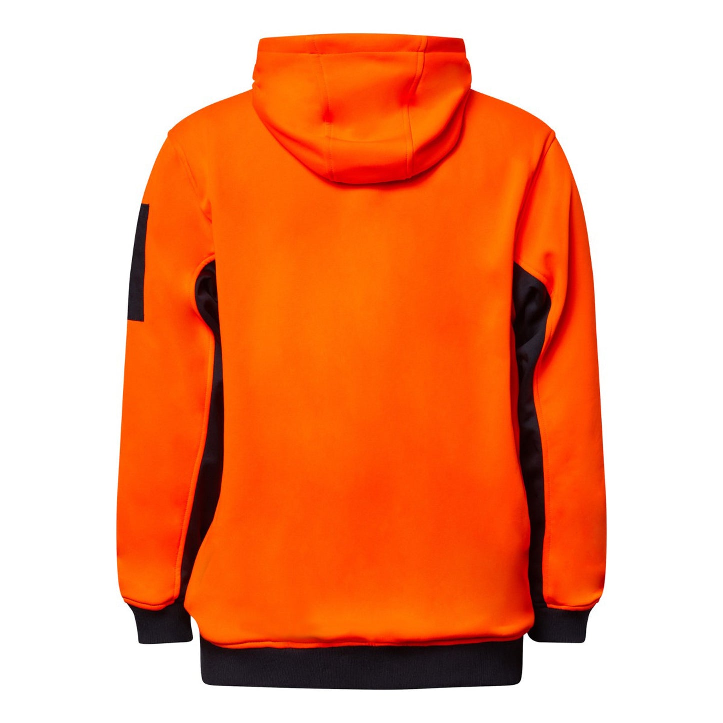 Workcraft WT8017 Hi Vis Full Zip Hoodie in Orange/Navy
