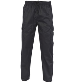 Drawstring Poly Cotton Cargo Chef Pants