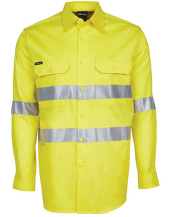 Hi Vis Long Sleeve (D+N) 150g Work Shirt