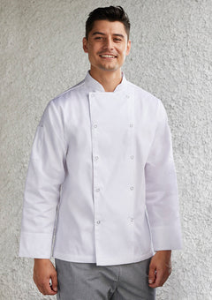 Mens Long Sleeve Zest Chefs Jacket
