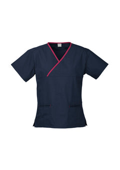 Ladies Crossover Scrub Top