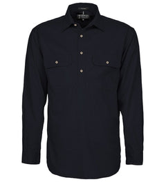 Men's Pilbara Closed Front Long Sleeve Shirt