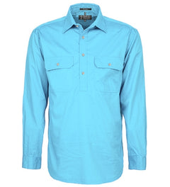 Men's Pilbara Closed Front Long Sleeve Shirt