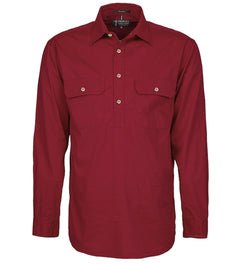Men's Pilbara Closed Front Long Sleeve Shirt