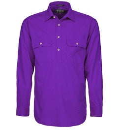 Men's Pilbara Closed Front Long Sleeve Shirt