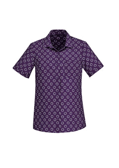 Florence Women's Daisy Print Short Sleeve Shirt