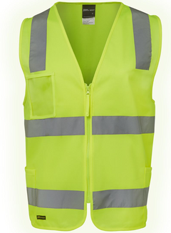 Hi Vis (D+N) Zip Safety Vest