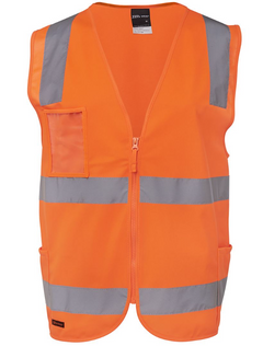 Hi Vis (D+N) Zip Safety Vest