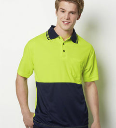 Mens Fluoro Short Sleeve Polo