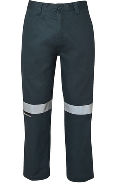 Mercerised Work Trouser With Reflective Tape