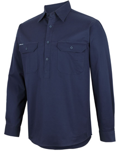 Close Front Long Sleeve 150G Work Shirt