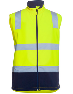 Hi Vis (D+N) Water Resistant Softshell Vest